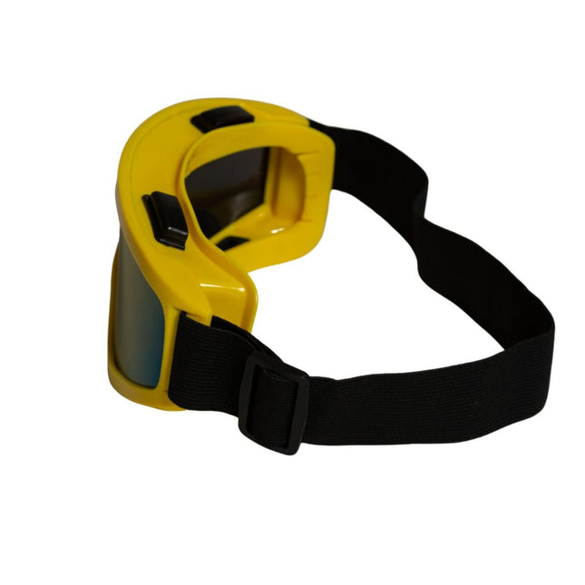 Ski Bril Geel van Partychimp koop je bij Partywinkel