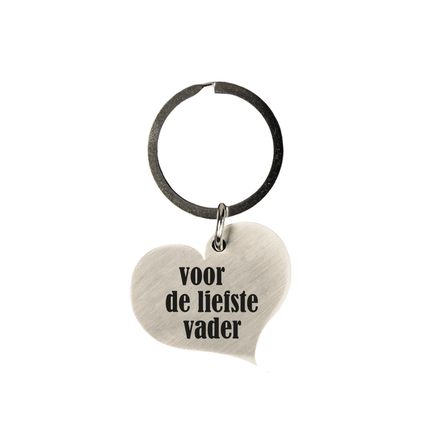Sleutelhanger Liefste Vader 10cm van Paper Dreams koop je bij Partywinkel