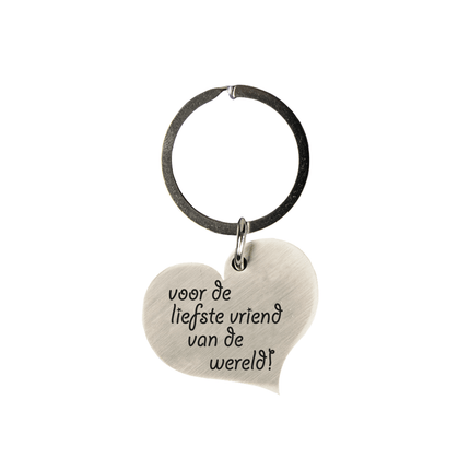 Sleutelhanger Vriend 10cm van Paper Dreams koop je bij Partywinkel