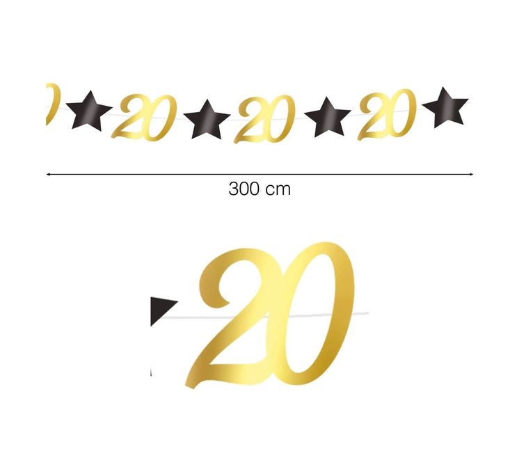 Slinger 20 Jaar 3m van Fiestas Guirca koop je bij Partywinkel