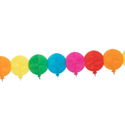 Slinger Ballonnen Gekleurd 6m van WeFiesta koop je bij Partywinkel