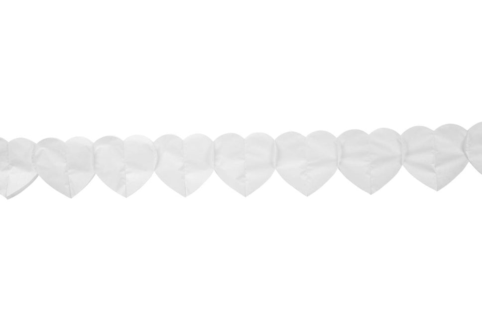 Slinger Hartjes Wit 6m van WeFiesta koop je bij Partywinkel