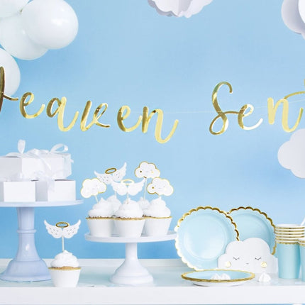 Slinger Heaven Sent Goud 85cm van Partydeco koop je bij Partywinkel