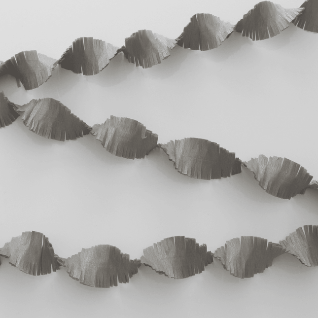 Slinger Zilver Crepe 24m van WeFiesta koop je bij Partywinkel