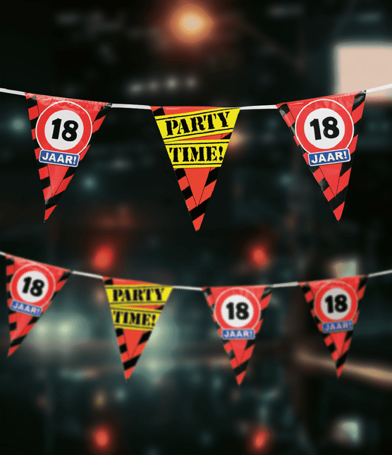 Slingers 75 jaar Verkeersbord 10m van Paper Dreams koop je bij Partywinkel