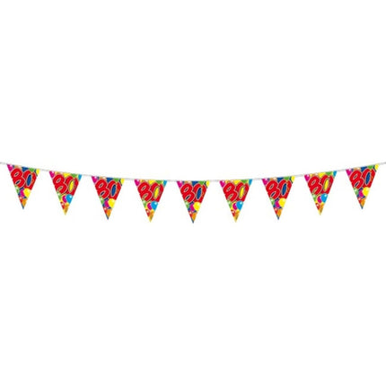 Slingers 80 Jaar 10m van Folat koop je bij Partywinkel