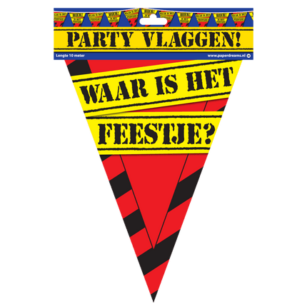 Slingers Waar is het Feestje 10m van Paper Dreams koop je bij Partywinkel