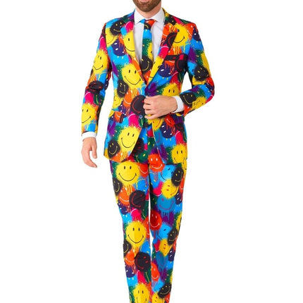 Smiley Drip Pak Heren OppoSuits van OppoSuits koop je bij Partywinkel