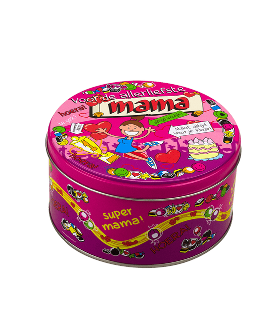 Snoeptrommel Mama 14cm van Paper Dreams koop je bij Partywinkel