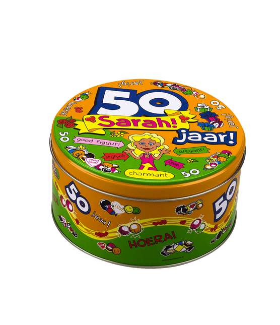 Snoeptrommel Sarah 14cm van Paper Dreams koop je bij Partywinkel