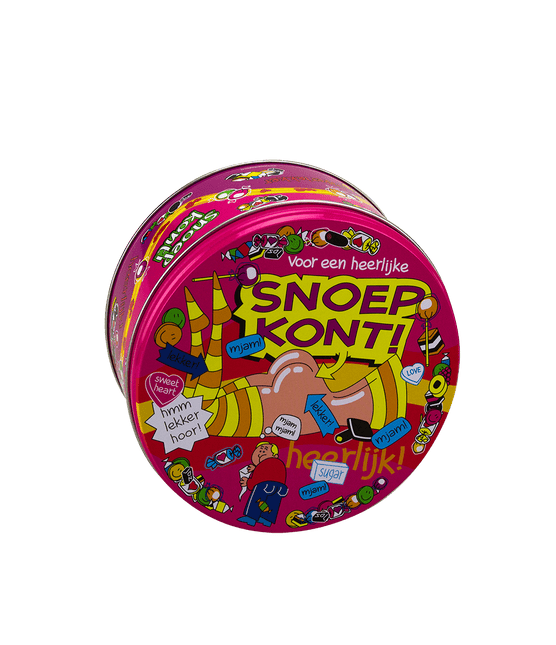 Snoeptrommel Snoepkont 14cm van Paper Dreams koop je bij Partywinkel