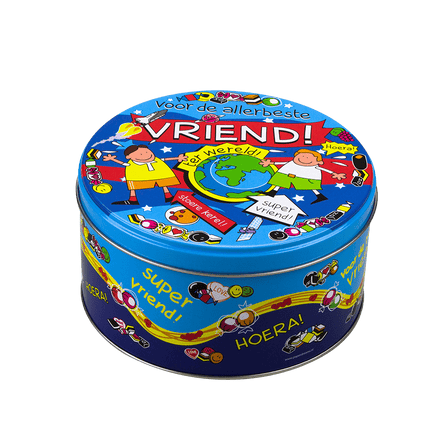 Snoeptrommel Vriend 14cm van Paper Dreams koop je bij Partywinkel