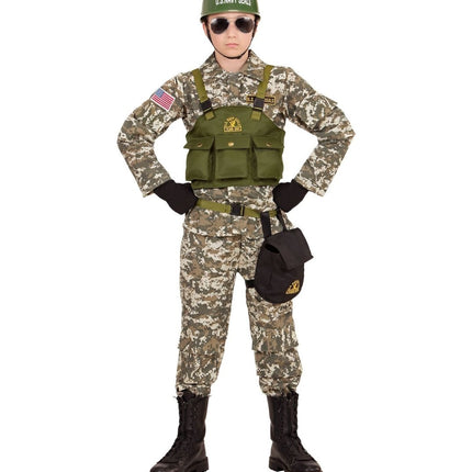 Soldaat Kostuum Groen Kind van Widmann koop je bij Partywinkel