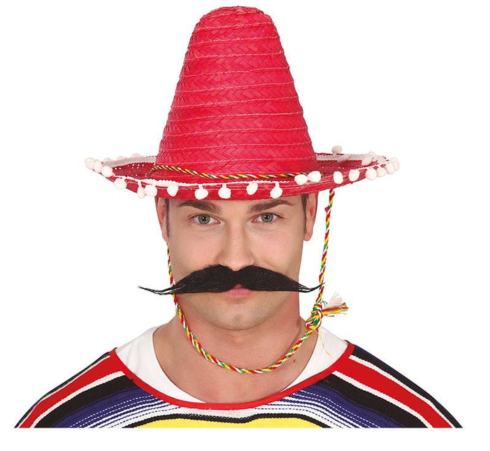 Sombrero Rood 33cm van Fiestas Guirca koop je bij Partywinkel