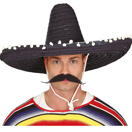 Sombrero Zwart/groen 60cm van Fiestas Guirca koop je bij Partywinkel