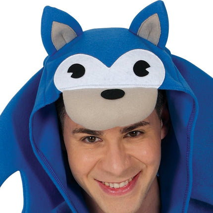 Sonic Onesie Blauw van Fiestas Guirca koop je bij Partywinkel
