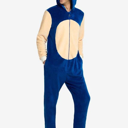 Sonic the Hedgehog Onesie Unisex Blauw van OppoSuits koop je bij Partywinkel
