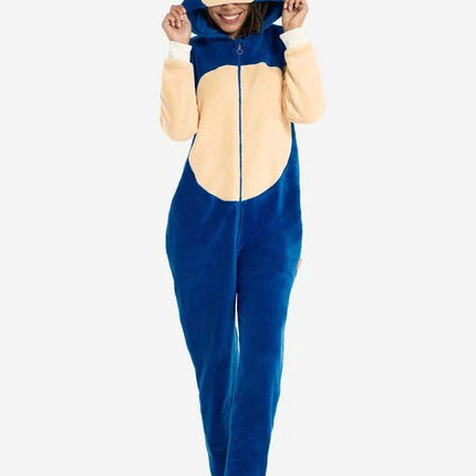 Sonic the Hedgehog Onesie Unisex Blauw van OppoSuits koop je bij Partywinkel