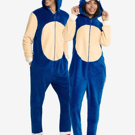 Sonic the Hedgehog Onesie Unisex Blauw van OppoSuits koop je bij Partywinkel
