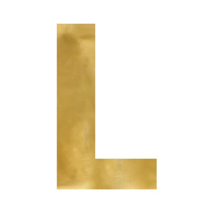 Spiegelletter L Goud 60cm van Partydeco koop je bij Partywinkel