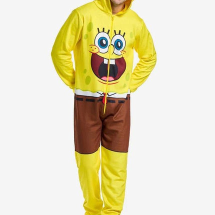 SpongeBob Onesie Heren Geel van OppoSuits koop je bij Partywinkel