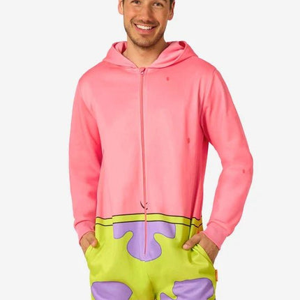 SpongeBob Patrick Ster Onesie Unisex Roze van Nickelodeon koop je bij Partywinkel