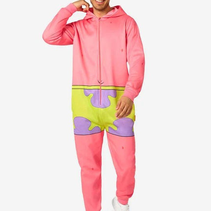 SpongeBob Patrick Ster Onesie Unisex Roze van Nickelodeon koop je bij Partywinkel