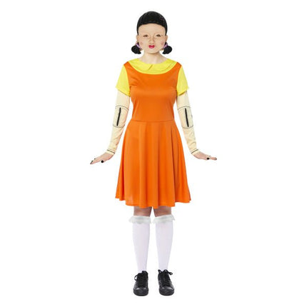 Squid Game Doll Deluxe van Riethmueller koop je bij Partywinkel