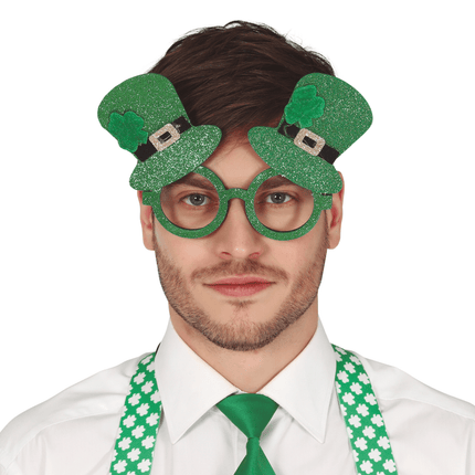 St Patrick Bril van Fiestas Guirca koop je bij Partywinkel
