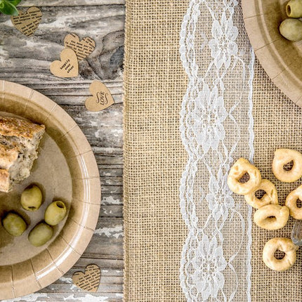 Stoeldecoratie Jute 2,75m van Partydeco koop je bij Partywinkel