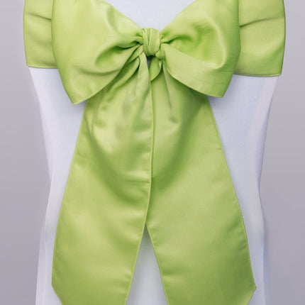 Stoelstrikken Lime Groen 2,75m 10st van Partydeco koop je bij Partywinkel