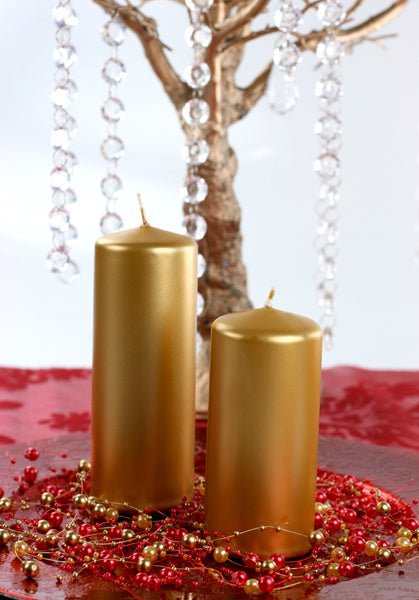 Stompkaars Goud Metallic 12cm 6st van Partydeco koop je bij Partywinkel