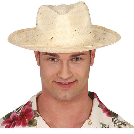 Strohoed Naturel Hawaii van Fiestas Guirca koop je bij Partywinkel