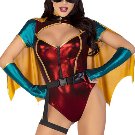 Super Woman Pak Dames Bodysuit Leg Avenue van Leg Avenue koop je bij Partywinkel