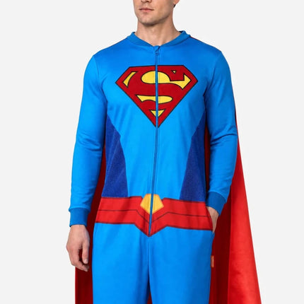 Superman Onesie Unisex Blauw van DC Comics koop je bij Partywinkel