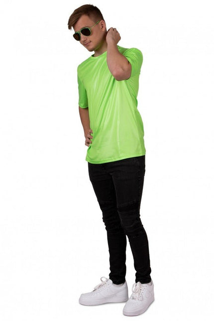 T-Shirt Neon Groen van PartyXplosion koop je bij Partywinkel