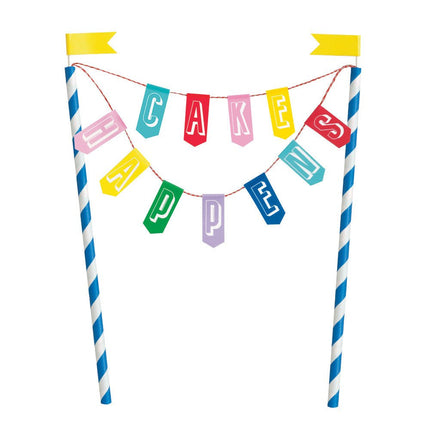 Taarttopper Cake Happens 21cm van Unique koop je bij Partywinkel