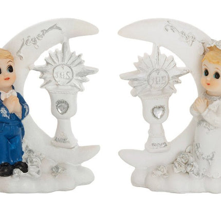 Taarttopper Comunnie Meisje 9cm van Partydeco koop je bij Partywinkel