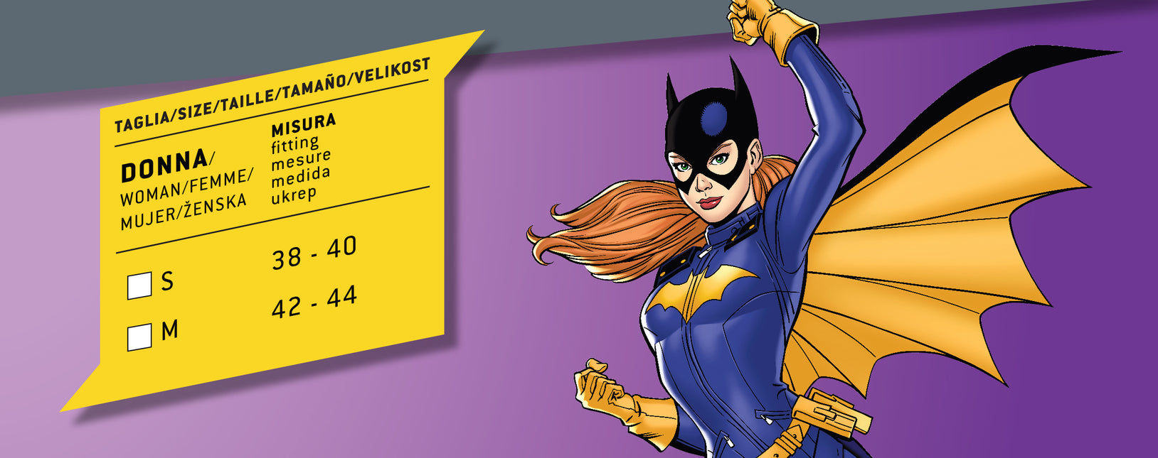 Batgirl-kostume til voksne