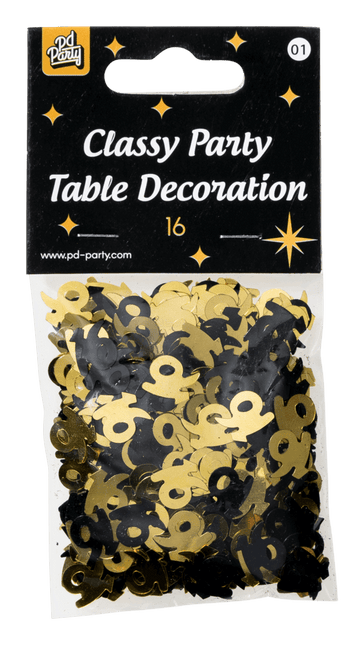 Tafelconfetti 16 Jaar 20gr van Paper Dreams koop je bij Partywinkel