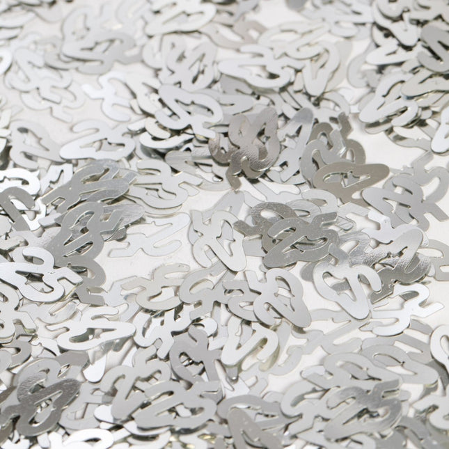 Tafelconfetti 25 Jaar Zilver van WeFiesta koop je bij Partywinkel