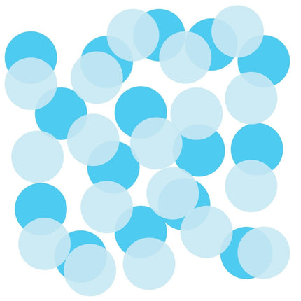 Tafelconfetti Blauw 22g van Riethmueller koop je bij Partywinkel