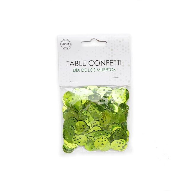 Tafelconfetti Dooshoofd Groen van WeFiesta koop je bij Partywinkel