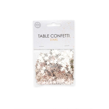 Tafelconfetti Ster Rose Goud van WeFiesta koop je bij Partywinkel