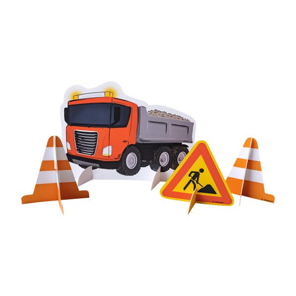 Tafeldecoratie Bouw 4 delig van Riethmueller koop je bij Partywinkel