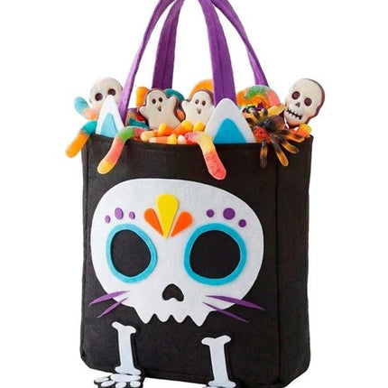 TAS TRICK OR TREAT SKELET KAT van Widmann koop je bij Partywinkel