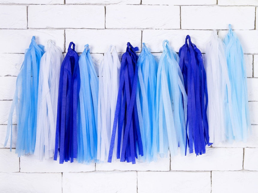 Tassel Slinger Blauw 2m van Partydeco koop je bij Partywinkel