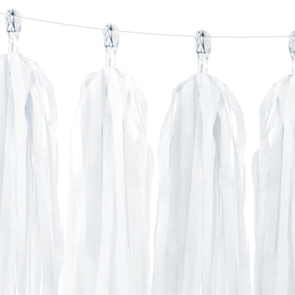 Tassel Slinger Wit 2m van Partydeco koop je bij Partywinkel