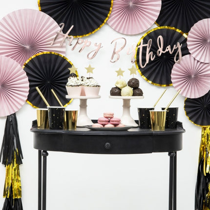 Tassel Slinger Zwart Goud 2m van Partydeco koop je bij Partywinkel