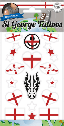 Tattoo Engeland St George van WeFiesta koop je bij Partywinkel